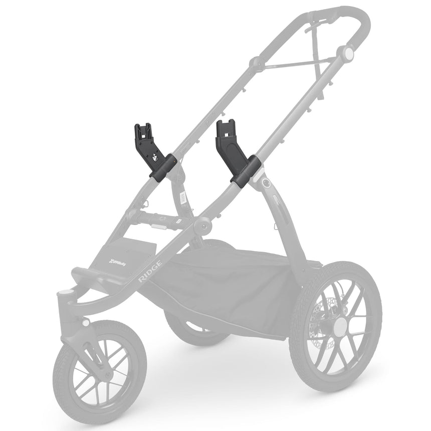Ridge V2 Stroller + Aria V2 Infant Car Seat + Adapters - Evelyn