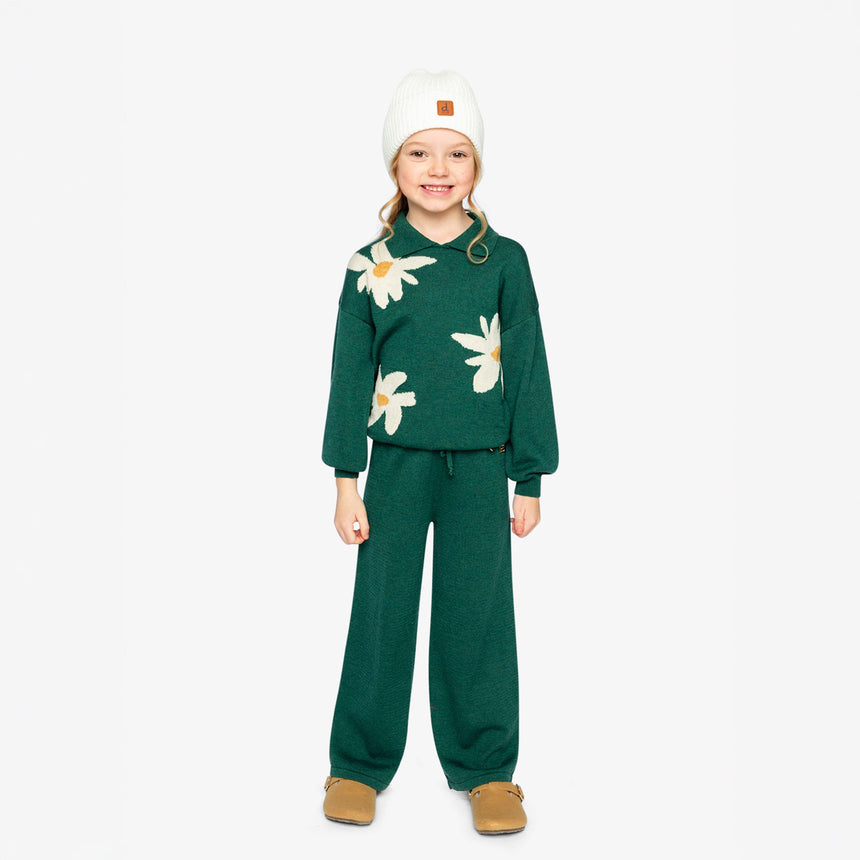 Pull Fleurs Fraise 7-10ans-Deux par Deux-2X2-J20GT723013C-CLÉMENT