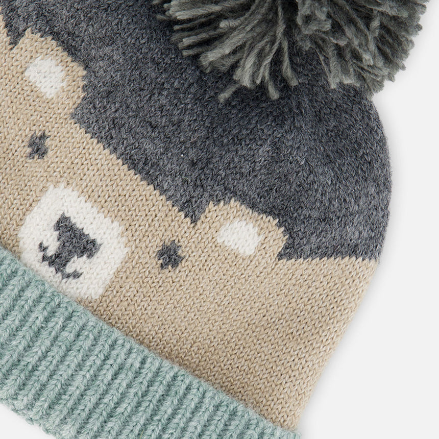 Tuque Tricot Ours 6-24mois-Deux par Deux-2X3-J10Z32B1J074-CLÉMENT
