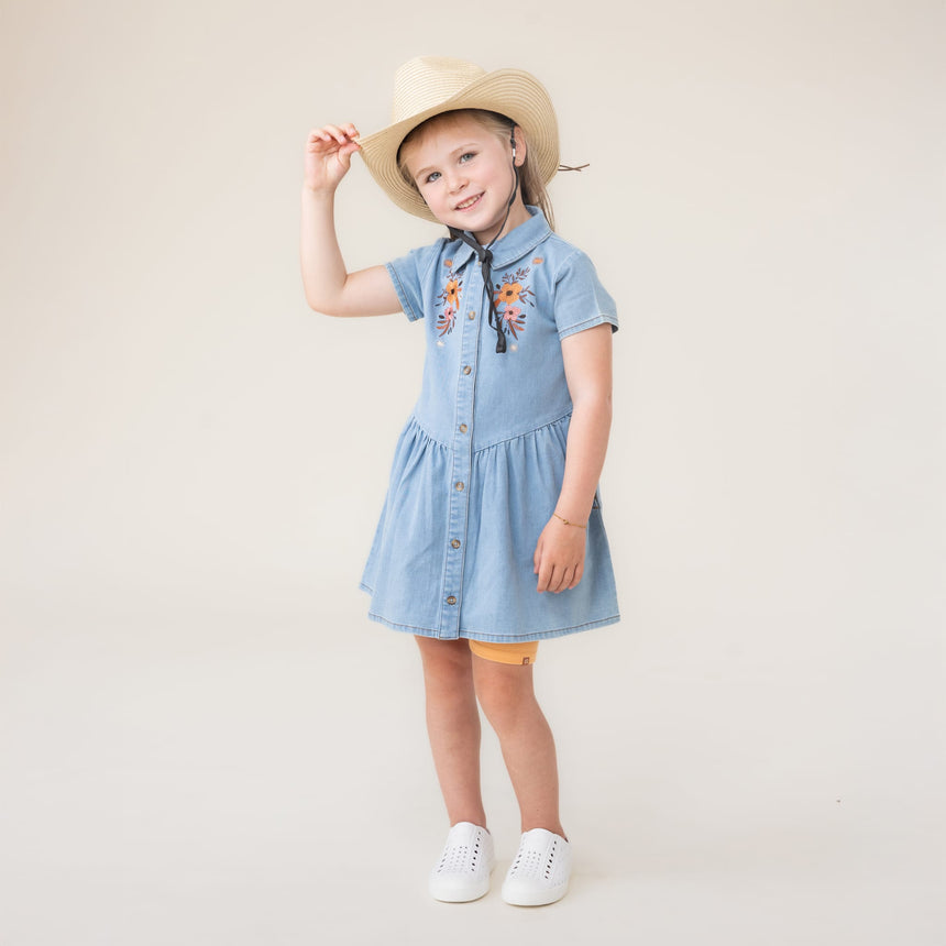 Robe Denim Cowgirl 2-12ans-Nano-BOS-S2606-05-CLÉMENT