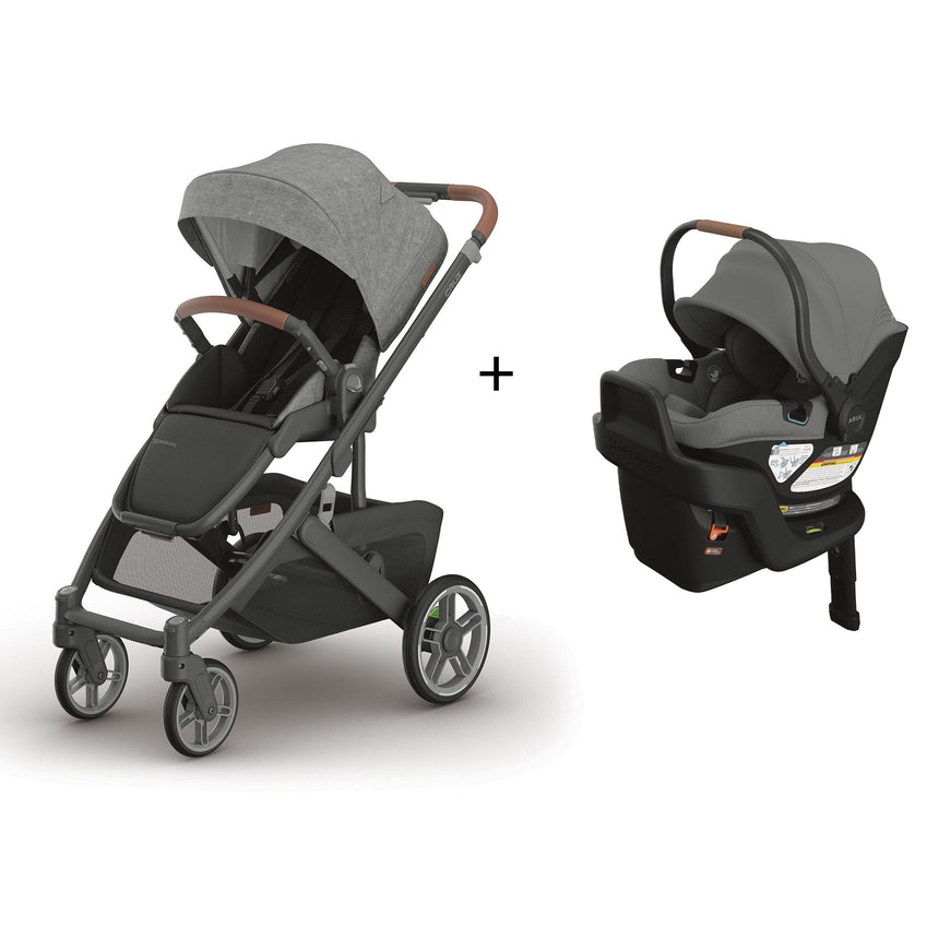 Poussette Cruz V3 + Siège Auto Aria V2 - Greyson-Systeme De Voyage (607)-UPPAbaby-CLÉMENT