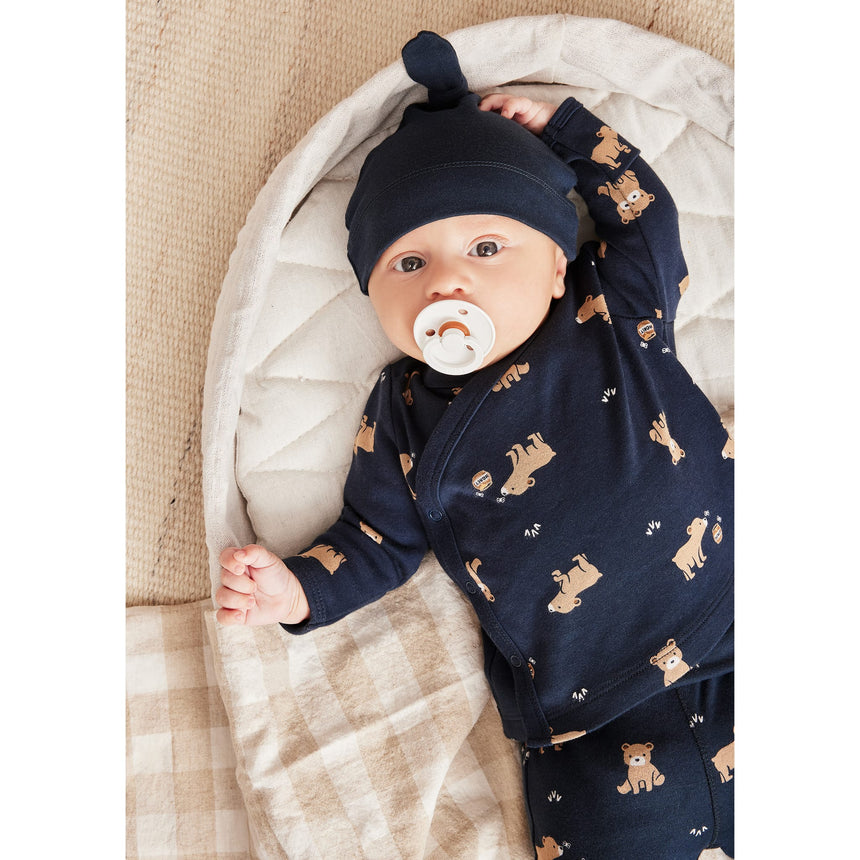 Ensemble de 2 Bonnets Ours 0-9mois-Petit Lem-LEM-24YRL10A01-CLÉMENT