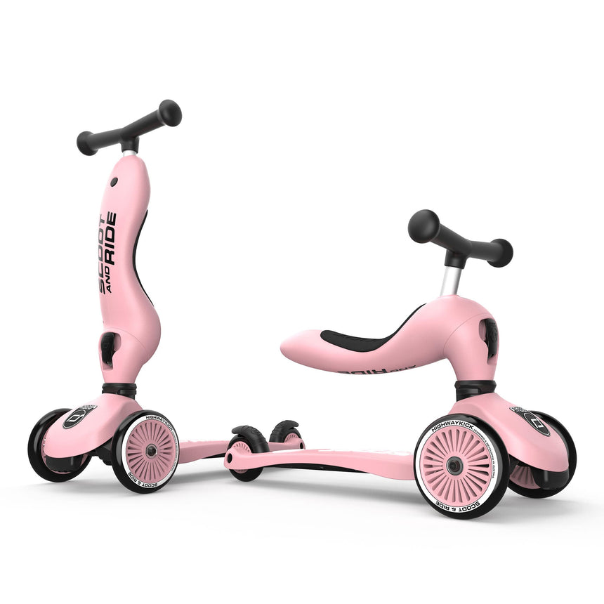 Trottinette 2-en-1 Highwaykick 1 - Rose-Scoot and Ride-RD2-K1-160629-RO-CLÉMENT
