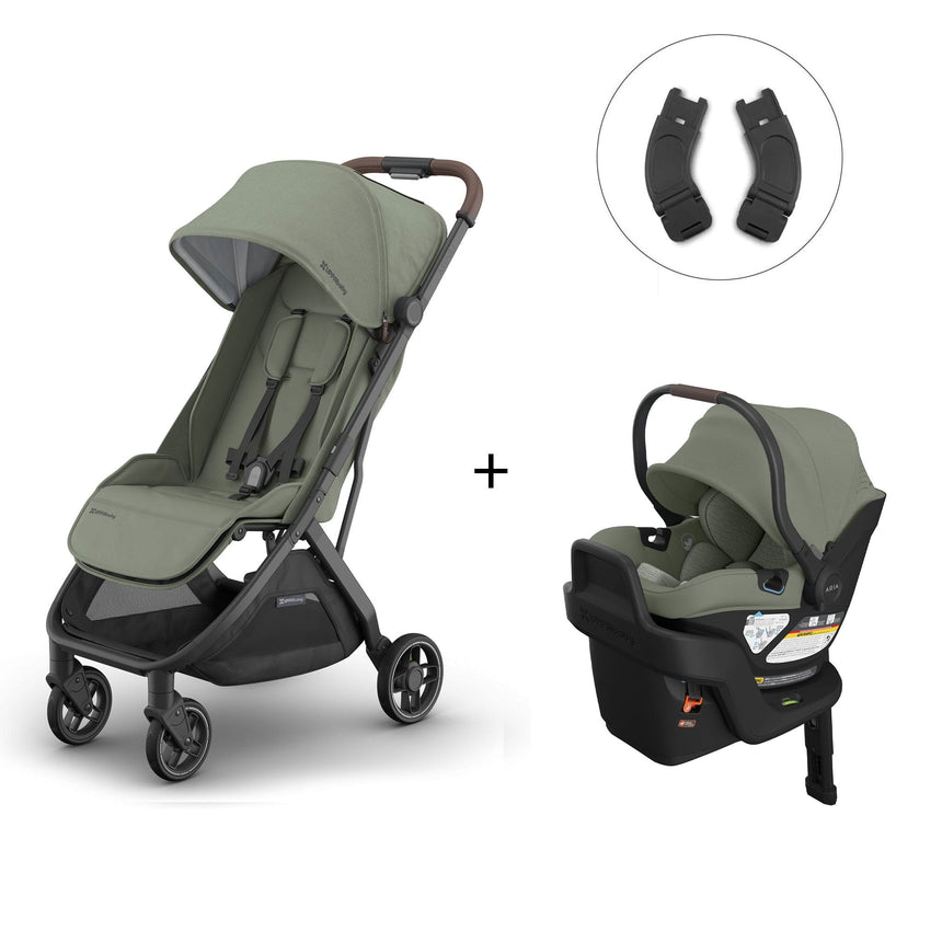 Poussette Minu V3 + Siège Auto Aria V2 + Adaptateurs - Evelyn