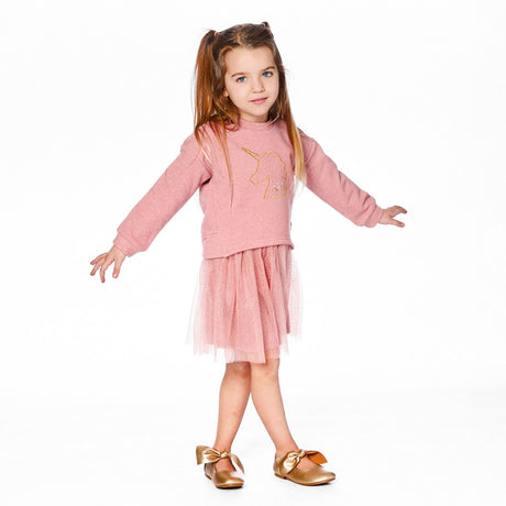 Robe Rose Licorne 7-10ans-Deux par Deux-2X2-H20K87-681C-CLÉMENT