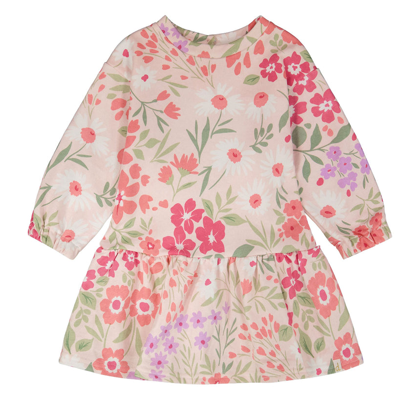 Robe Prairie Fleurs 3-6ans-Deux par Deux-Rose-3-2X2-H30F86-216B-CLÉMENT