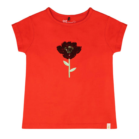 T-shirt Jonquilles 3-6ans-Deux par Deux-Rouge-3-2X2-H30H70-7620B-CLÉMENT