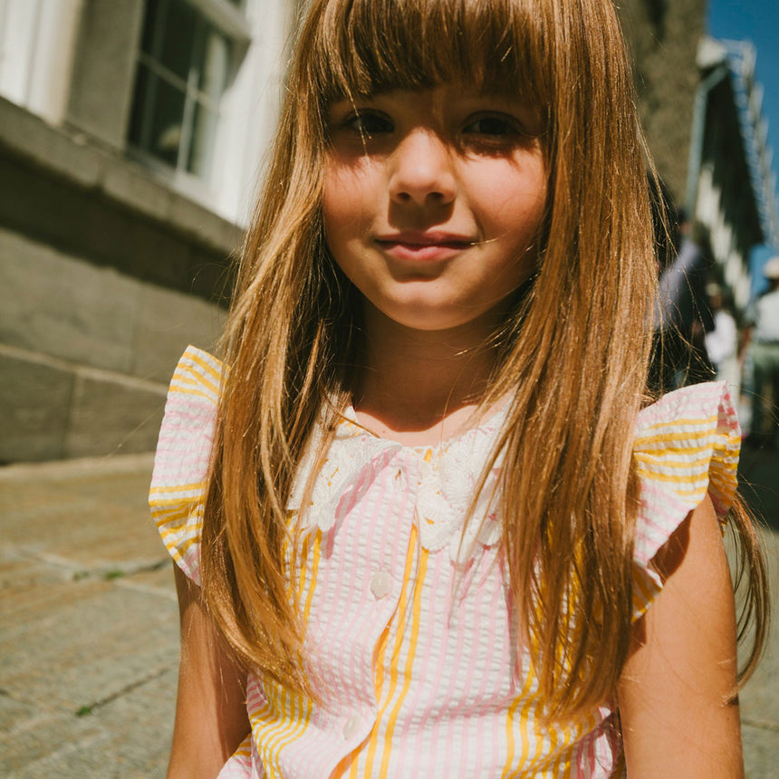 Blouse Marguerites 3-6ans-Deux par Deux-2X2-H30I15-137B-CLÉMENT
