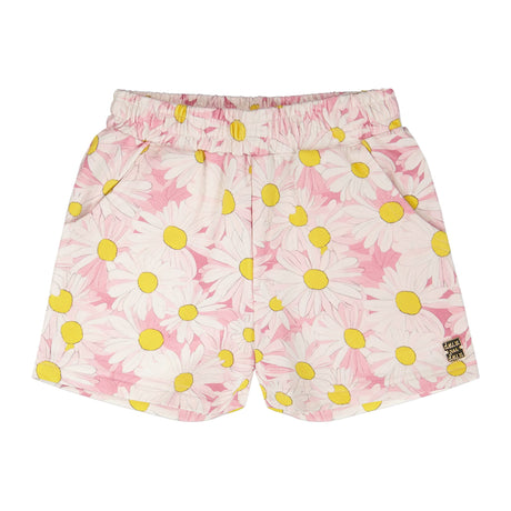 Short Ouaté Marguerites 3-6ans-Deux par Deux-Rose-3-2X2-H30I26-136B-CLÉMENT