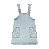 Robe Salopette Marguerites7-10ans-Deux par Deux-Denim-7-2X2-H30I41-1250C-CLÉMENT