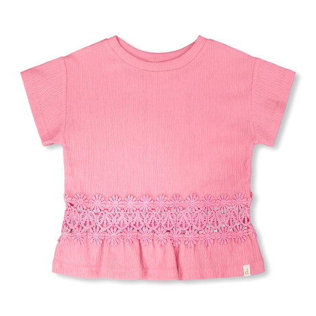 T-shirt Marguerites 3-6ans-Deux par Deux-Rose-3-2X2-H30I71-6240B-CLÉMENT