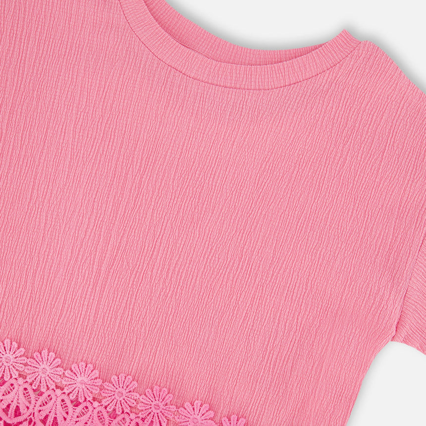 T-shirt Marguerites 3-6ans-Deux par Deux-2X2-H30I71-6240B-CLÉMENT