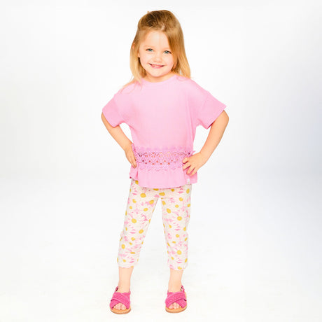 T-shirt Marguerites 7-10ans-Deux par Deux-2X2-H30I71-6240C-CLÉMENT