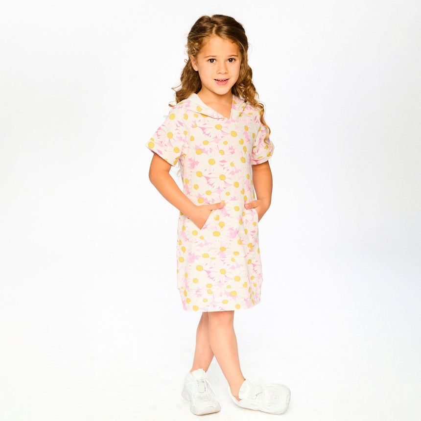 Robe Ouaté Marguerites 7-10ans-Deux par Deux-2X2-H30I86-136C-CLÉMENT