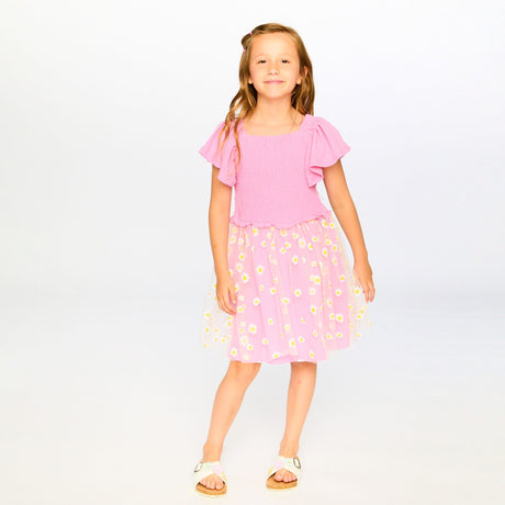 Robe Marguerites 7-10ans-Deux par Deux-2X2-H30I87-6240C-CLÉMENT