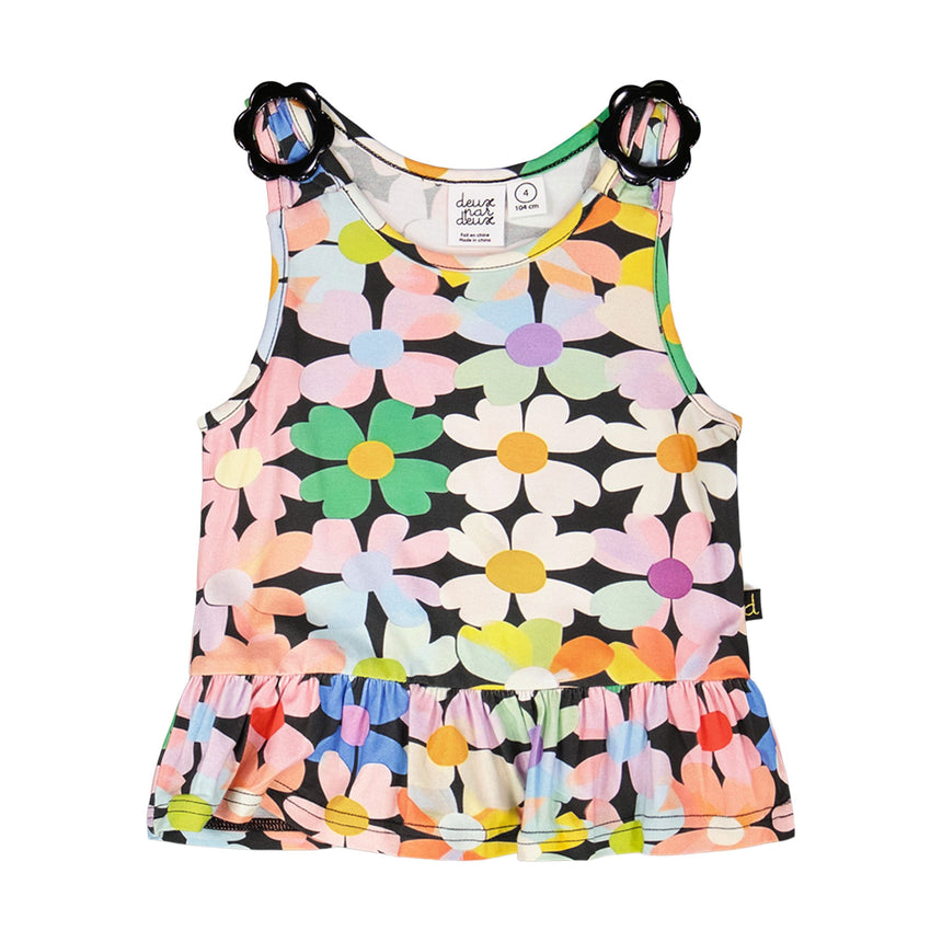 Camisole Fleurs Sucré 7-10ans-Deux par Deux-Rose-7-2X2-H30J72-130C-CLÉMENT