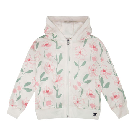 Kangourou Fleurs Chapeau 7-10ans-Deux par Deux-Blanc-7-2X2-H30K30-126C-CLÉMENT