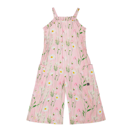 Combinaison Fleurs Chapeau 7-10ans-Deux par Deux-Rose-7-2X2-H30K42-115C-CLÉMENT
