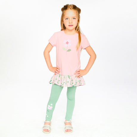 Tunique Fleurs Chapeau 3-6ans-Deux par Deux-2X2-H30K76-6170B-CLÉMENT
