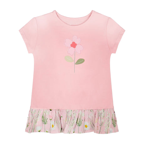 Tunique Fleurs Chapeau 7-10ans-Deux par Deux-Rose-7-2X2-H30K76-6170C-CLÉMENT