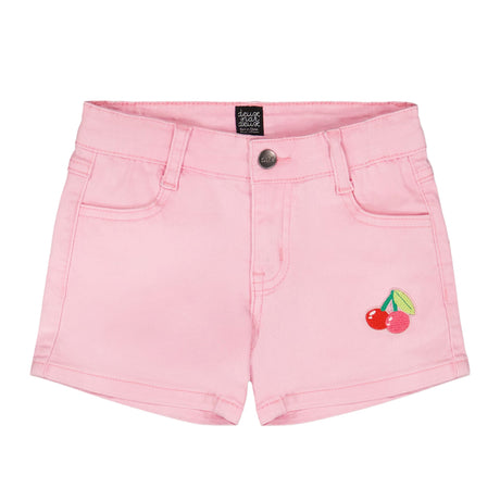 Short Denim Rose Cerise 3-6ans-Deux par Deux-Rose-3-2X2-H30L27-6050B-CLÉMENT