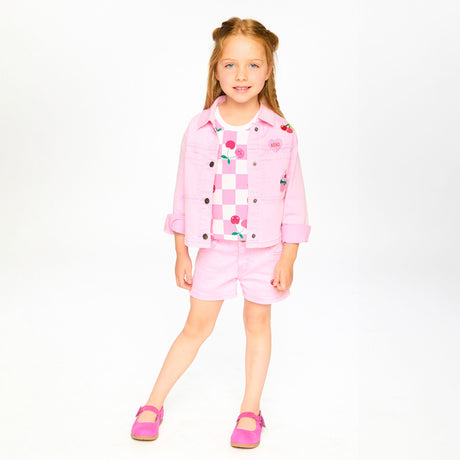 Veste Denim Rose Cerise 2-7ans-Deux par Deux-2X2-H30L50-6050B-CLÉMENT