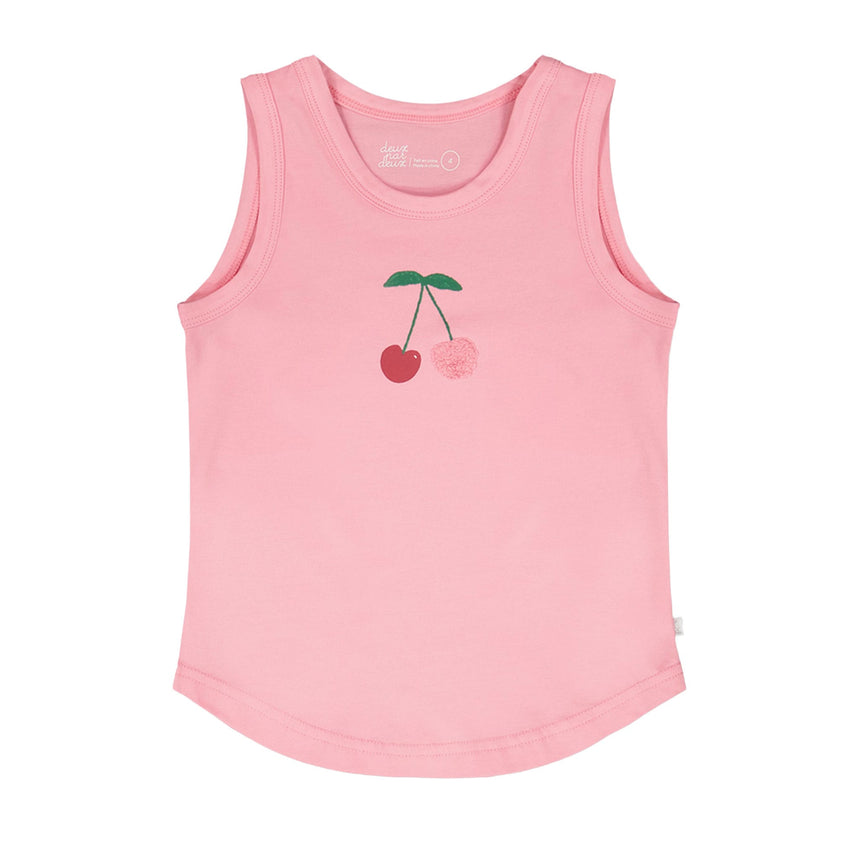 Camisole Cerise 7-10ans-Deux par Deux-Rose-7-2X2-H30L72-6050C-CLÉMENT