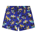 Maillot Short Monster Truck2-6ans-Deux par Deux-Marine-2-3-2X2-H30OB10-160-CLÉMENT