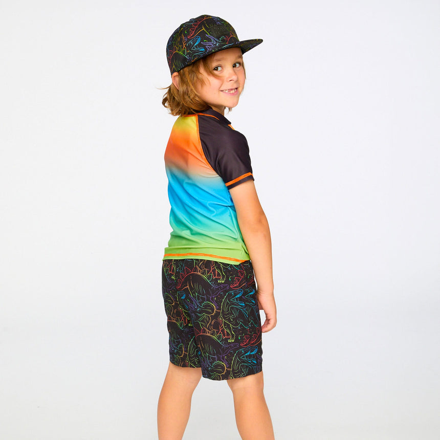 Maillot Short Dinosaures 2-6ans-Deux par Deux-2X2-H30OB32-162B-CLÉMENT