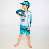 T-shirt Maillot Vagues 2-6ans-Deux par Deux-2X2-H30OB50-1190-CLÉMENT