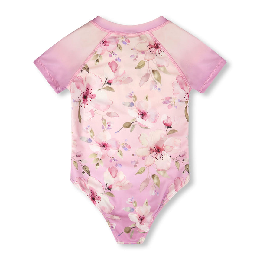 Maillot UV Lilas Fleurs 2-6ans-Deux par Deux-2X2-H30OG11-143B-CLÉMENT