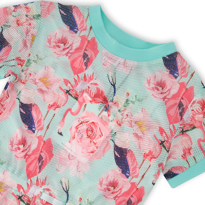 Robe Plage Flamant Rose 2-6ans-Deux par Deux-2X2-H30OG30-154B-CLÉMENT