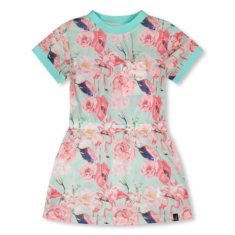 Robe Plage Flamant Rose 7-12ans-Deux par Deux-Menthe-7-8-2X2-H30OG30-154C-CLÉMENT