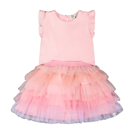 Robe Tulle Rose 3-6ans-Deux par Deux-Rose-3-2X2-H30Q90-6060B-CLÉMENT