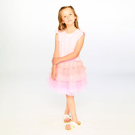 Robe Tulle Rose 3-6ans-Deux par Deux-2X2-H30Q90-6060B-CLÉMENT