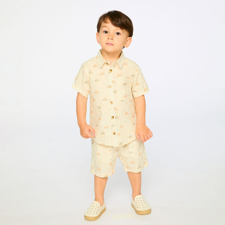 Chemise Piste Safari 3-6ans-Deux par Deux-2X2-H30S15-100-CLÉMENT