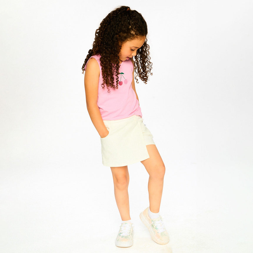 Jupe Short Essentiel Blanc 3-6ans-Deux par Deux-2X2-H30YG27-100B-CLÉMENT