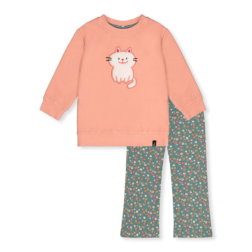 Tunique Petites Moustaches 3-6ans-Deux par Deux-Corail-3-2X2-J20E10-8060B-CLÉMENT