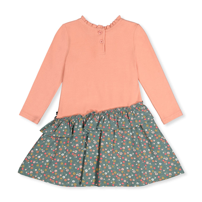 Robe Fleurs Moustaches 3-6ans-Deux par Deux-2X2-J20E86-8060-CLÉMENT