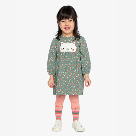 Robe Chat Moustaches 3-6ans-Deux par Deux-2X2-J20E87-2J255-CLÉMENT