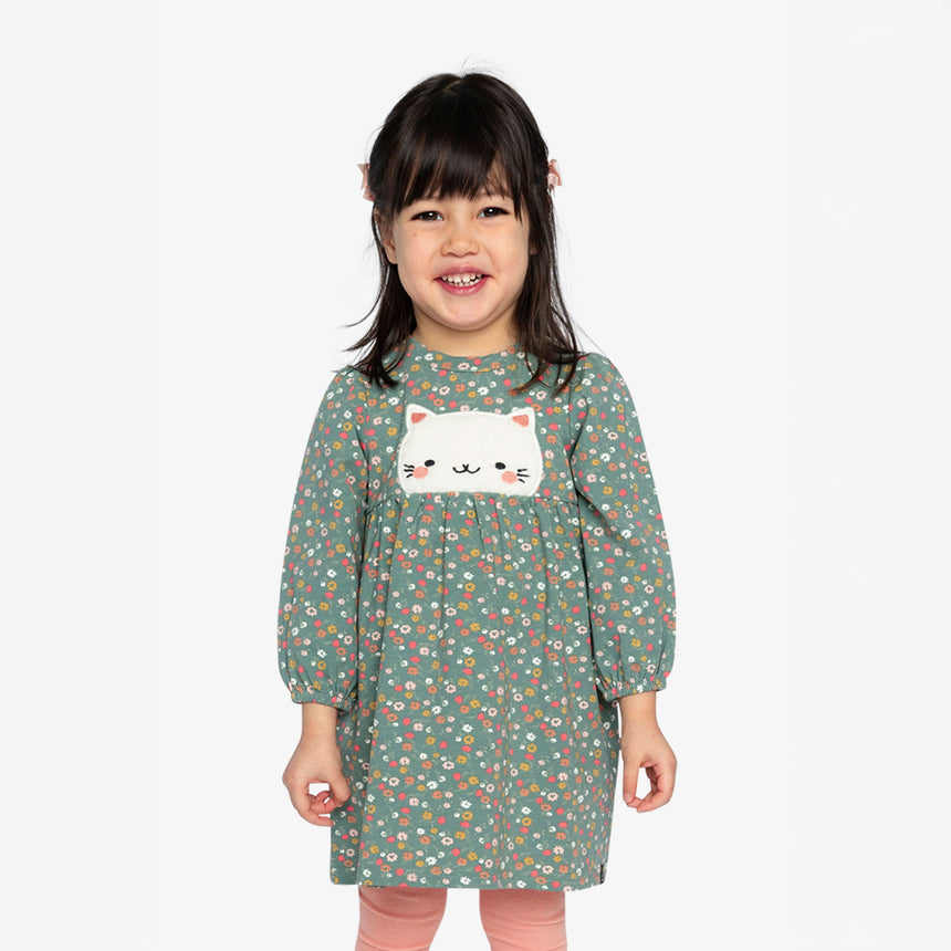Robe Chat Moustaches 3-6ans-Deux par Deux-2X2-J20E87-2J255-CLÉMENT