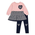 Tunique Coeur Douillet 12-24mois-Deux par Deux-Rose-12 m-2X2-J20F10B-622A-CLÉMENT