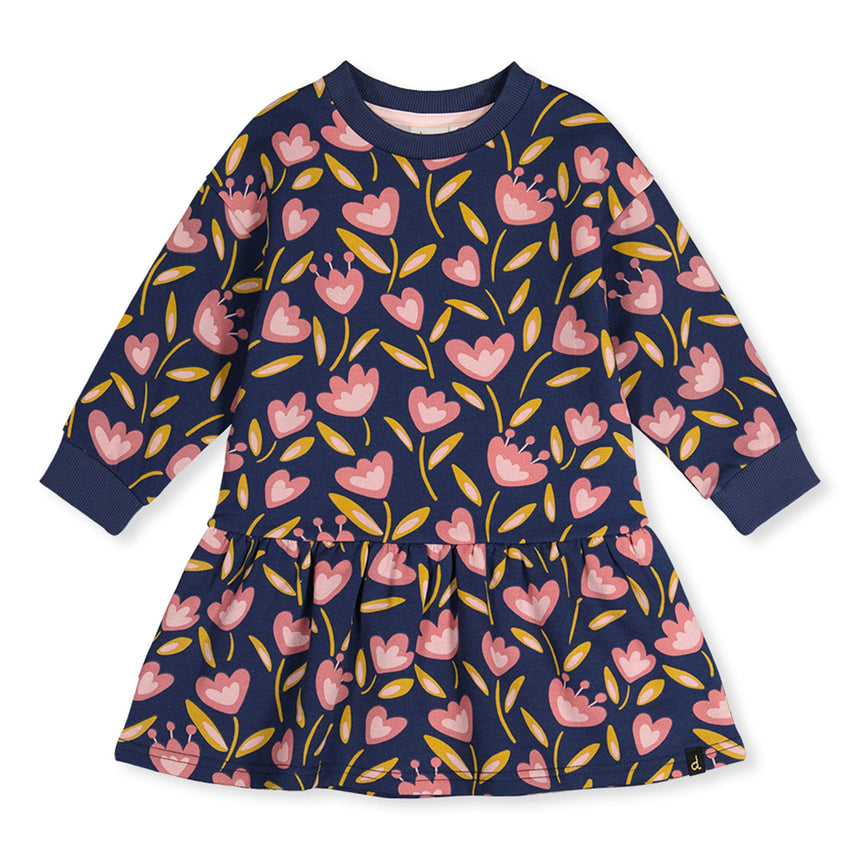Robe Coeur Douillet 3-6ans-Deux par Deux-Marine-3-2X2-J20F87-251B-CLÉMENT
