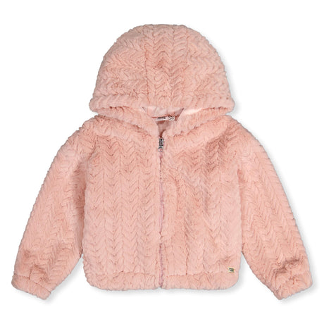 Veste Peluche Fraise 7-10ans-Deux par Deux-Rose-8-10-2X2-J20G50-6500C-CLÉMENT