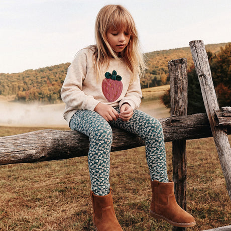 Legging Fleur Fraise 7-10ans-Deux par Deux-2X2-J20G60-258C-CLÉMENT