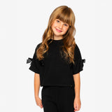 T-shirt Caramel Noir 3-6ans-Deux par Deux-2X2-J20H72-999B-CLÉMENT