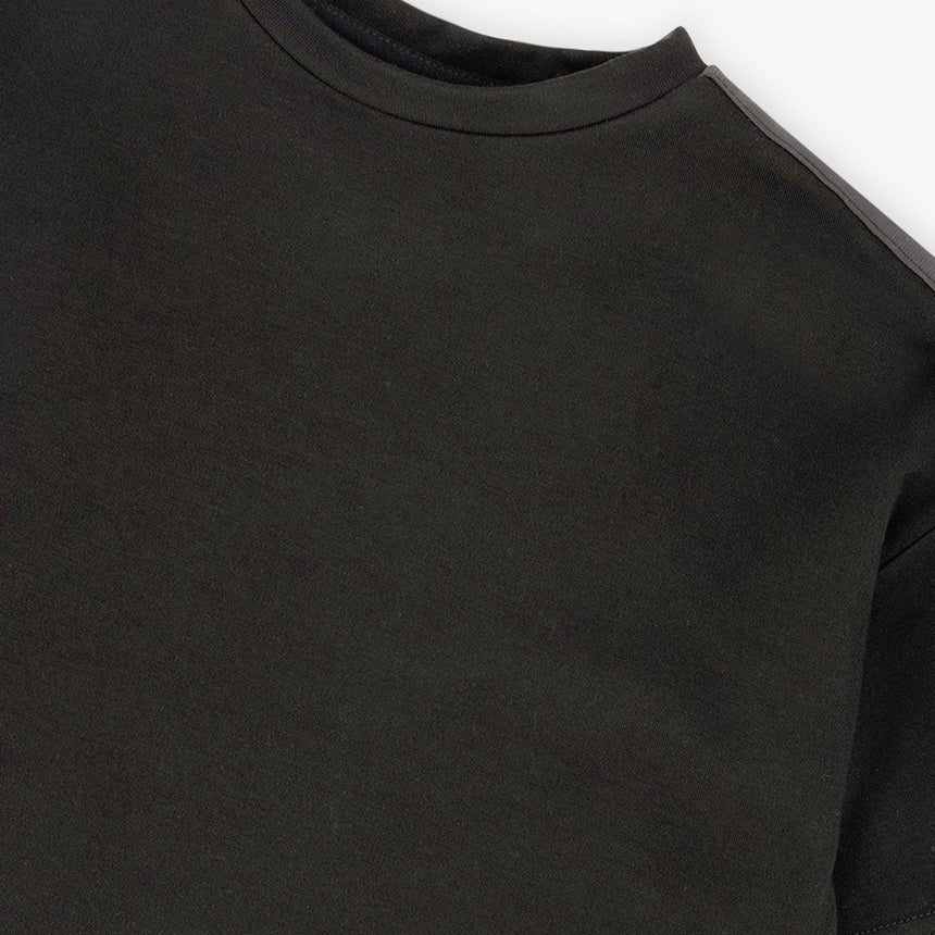 T-shirt Caramel Noir 7-10ans-Deux par Deux-2X2-J20H72-999C-CLÉMENT