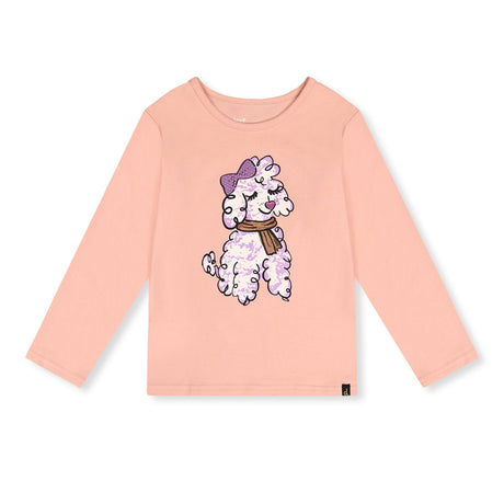 T-shirt Caniche 3-6ans-Deux par Deux-Pêche-3-2X2-J20I70-8100B-CLÉMENT