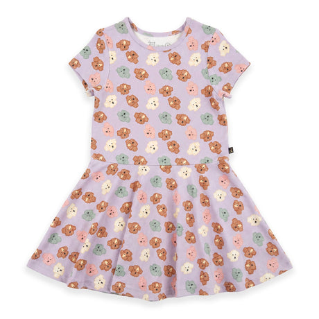 Robe Chic Caniche 7-10ans-Deux par Deux-Lilas-7-2X2-J20I85-283C-CLÉMENT