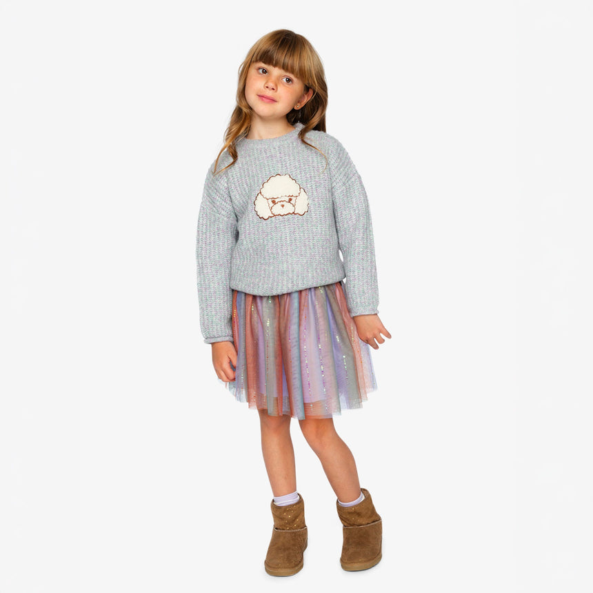 Pull Caniche 7-10ans-Deux par Deux-2X2-J20IT33-325C-CLÉMENT